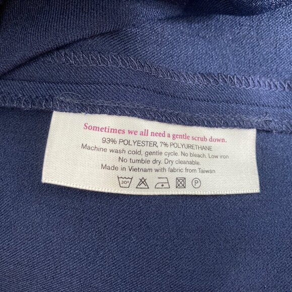 MM LaFleur Dress 3X Navy Aditi WonderTex Corp Career Classic Minimalist Capsule - Picture 11 of 11